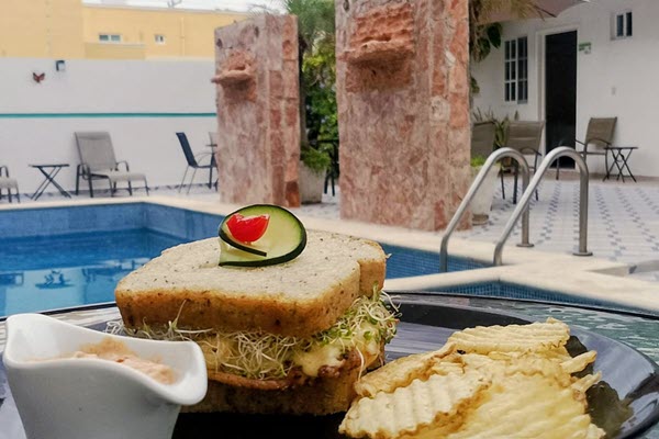 Desayuno en el hotel